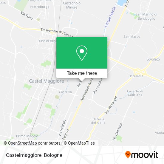 Castelmaggiore map