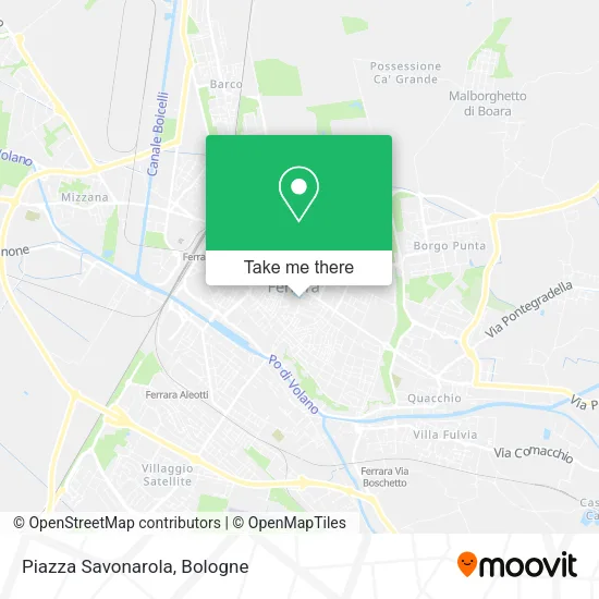 Piazza Savonarola map