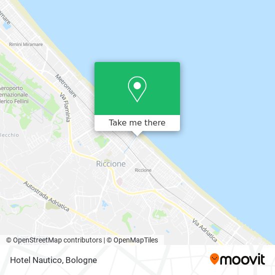 Hotel Nautico map