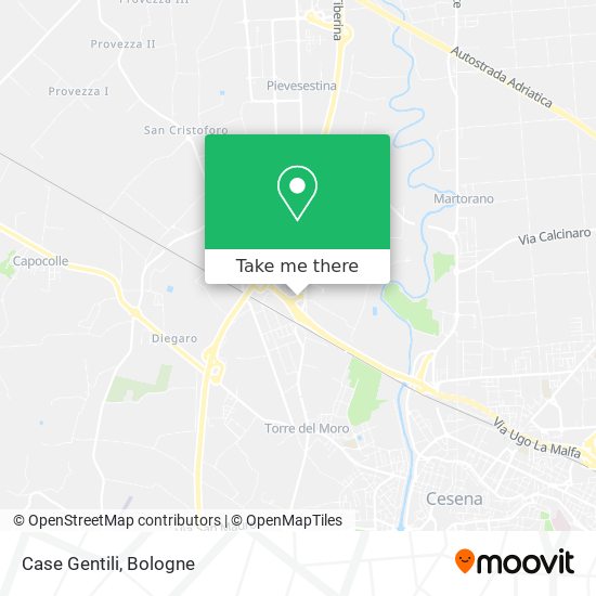 Case Gentili map