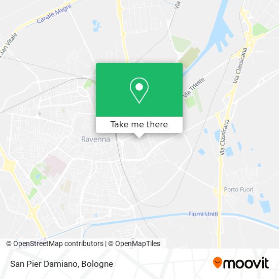 San Pier Damiano map