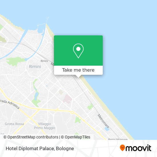 Hotel Diplomat Palace map