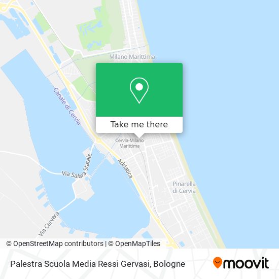 Palestra Scuola Media Ressi Gervasi map