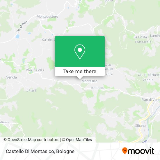 Castello Di Montasico map