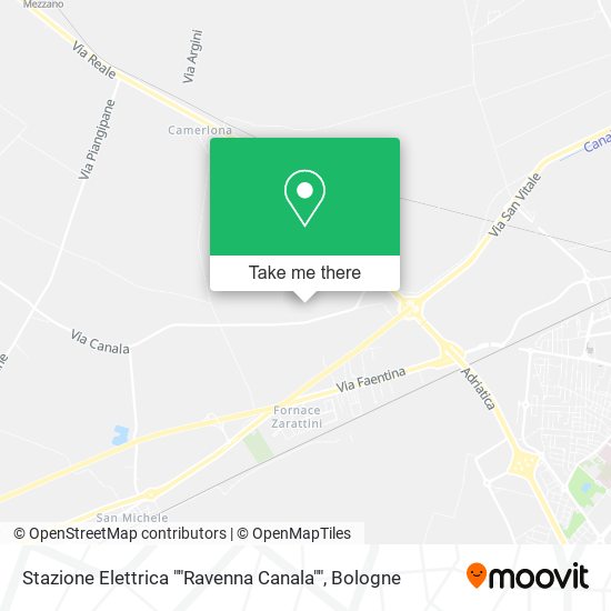 Stazione Elettrica ""Ravenna Canala"" map