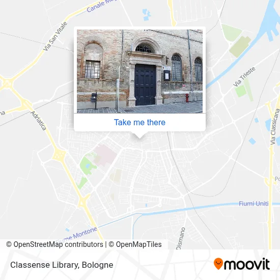 Classense Library map
