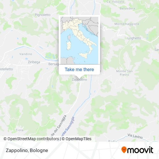 Zappolino map