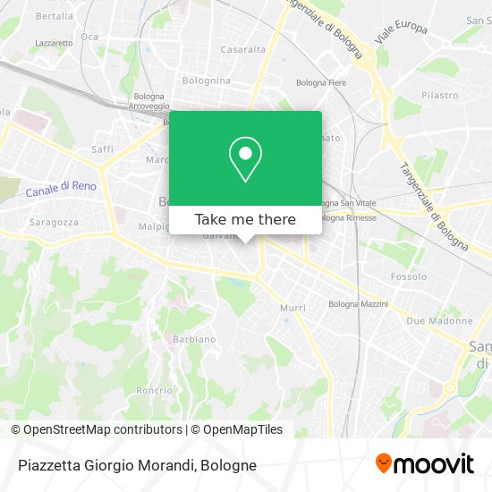 Piazzetta Giorgio Morandi map