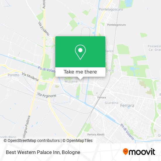 Best Western Palace Inn map