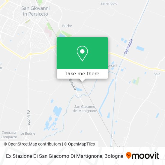 Ex Stazione Di San Giacomo Di Martignone map