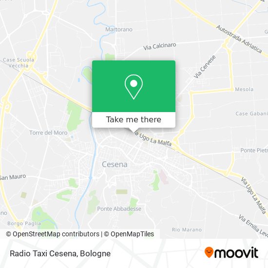 Radio Taxi Cesena map