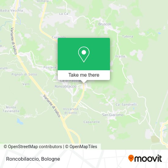 Roncobilaccio map