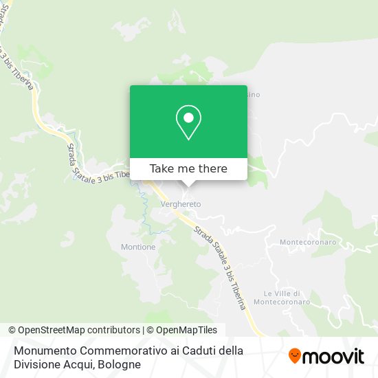 Monumento Commemorativo ai Caduti della Divisione Acqui map