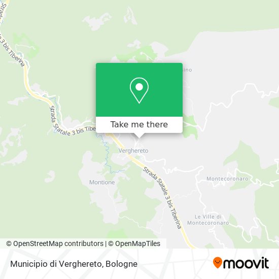Municipio di Verghereto map