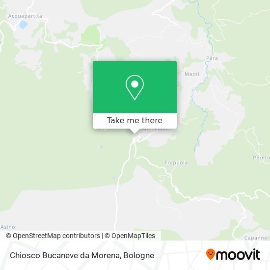 Chiosco Bucaneve da Morena map