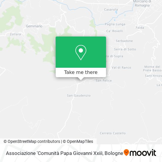 Associazione 'Comunità Papa Giovanni Xxiiì map