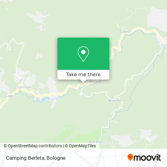 Camping Berleta map