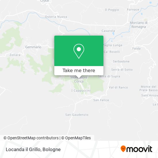 Locanda il Grillo map
