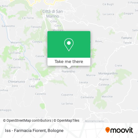 Iss - Farmacia Fiorent map