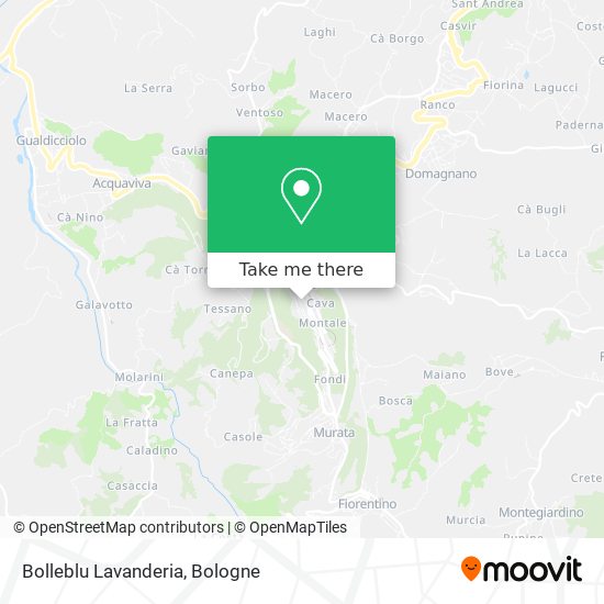 Bolleblu Lavanderia map