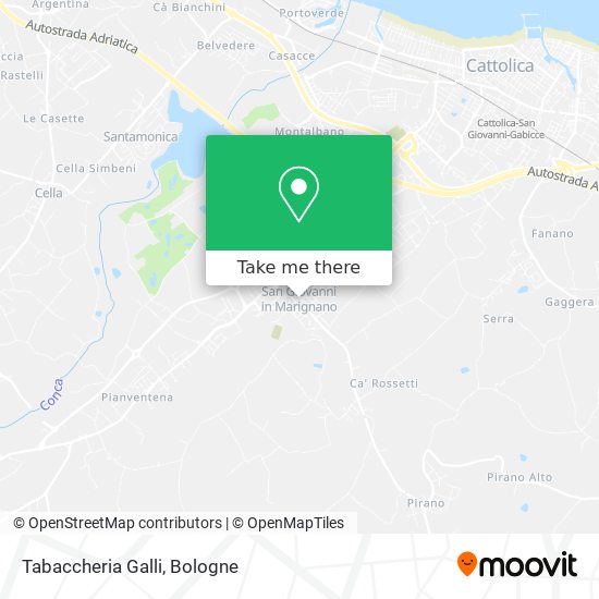 Tabaccheria Galli map