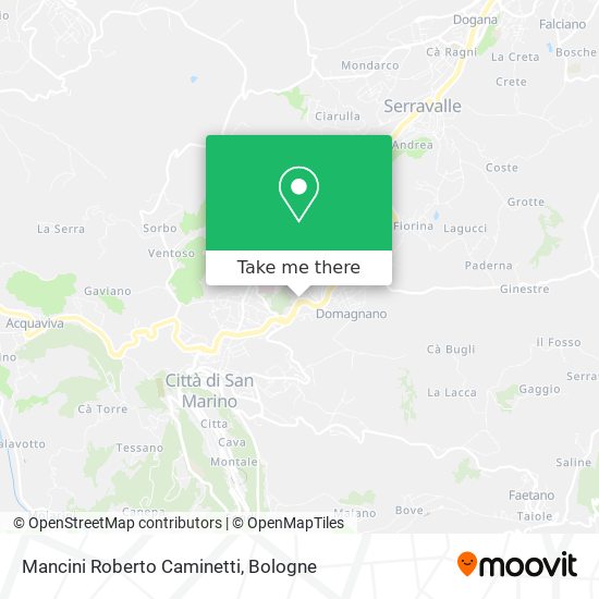 Mancini Roberto Caminetti map