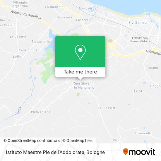 Istituto Maestre Pie dell'Addolorata map