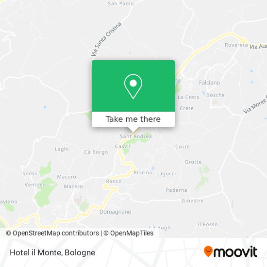 Hotel il Monte map