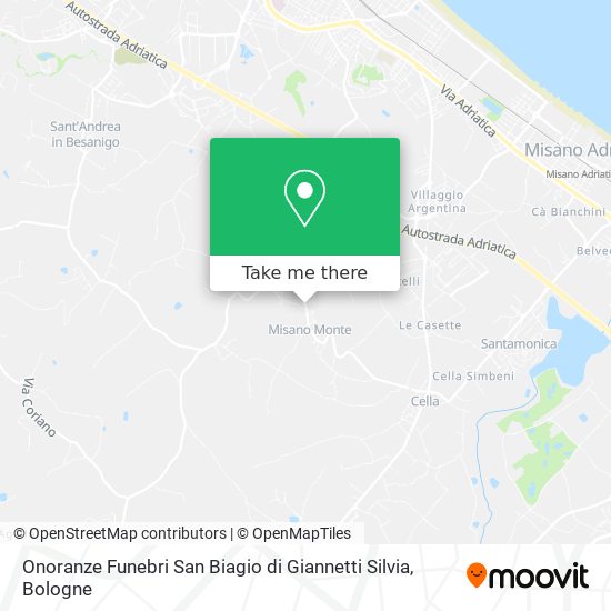 Onoranze Funebri San Biagio di Giannetti Silvia map