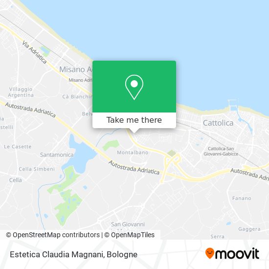 Estetica Claudia Magnani map