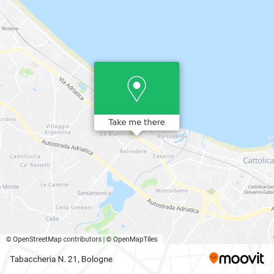 Tabaccheria N. 21 map