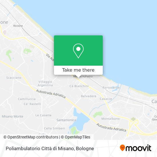 Poliambulatorio Città di Misano map