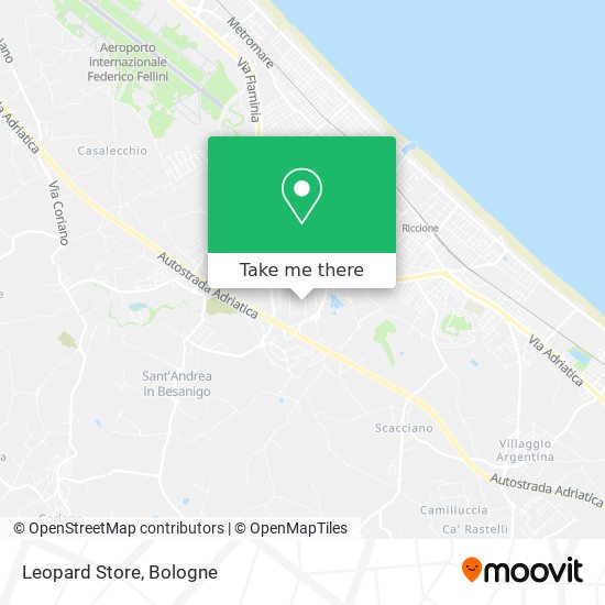 Leopard Store map