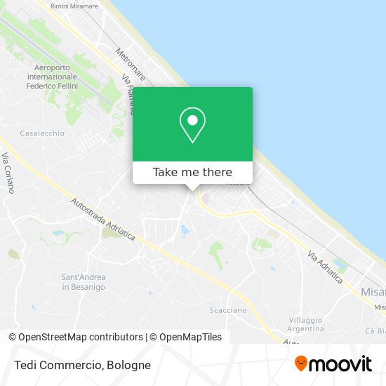 Tedi Commercio map