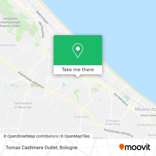 Tomas Cashmere Outlet map