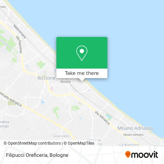Filipucci Oreficeria map