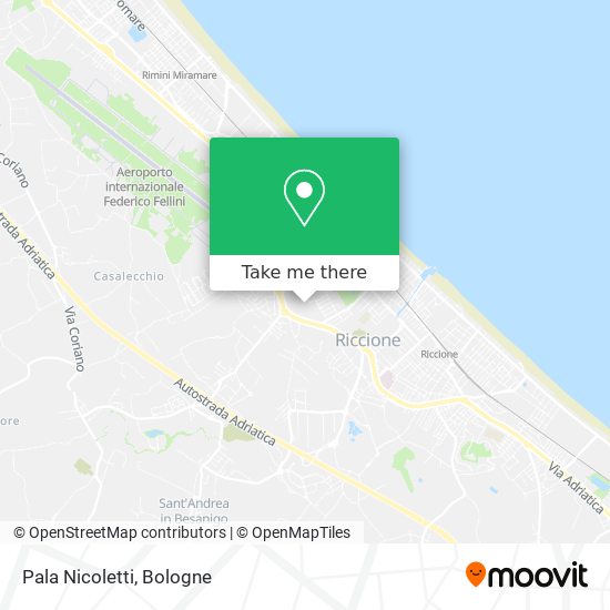 Pala Nicoletti map