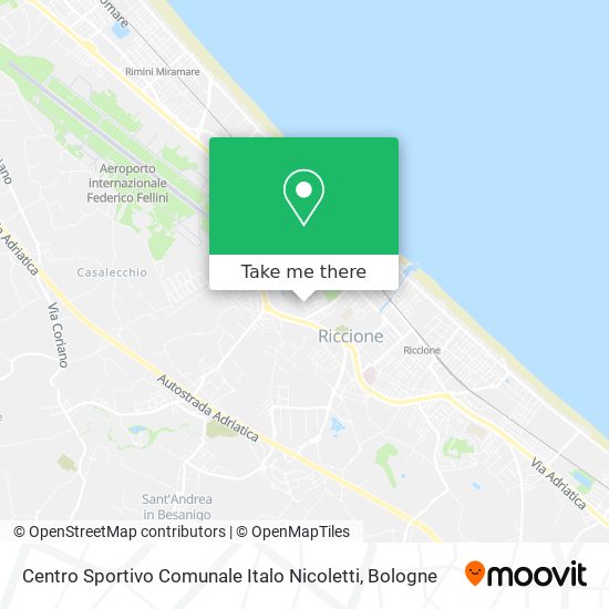 Centro Sportivo Comunale Italo Nicoletti map