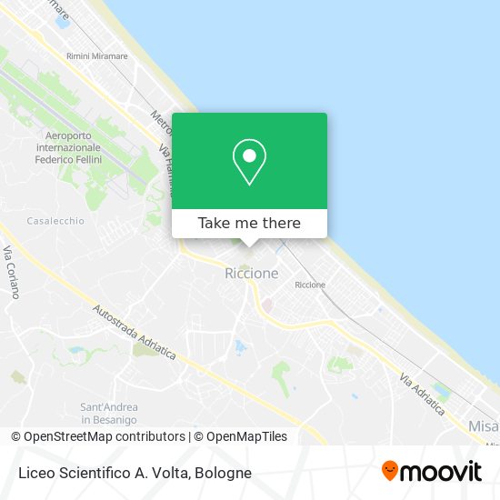 Liceo Scientifico A. Volta map