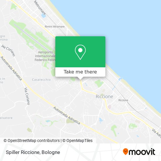 Spiller Riccione map