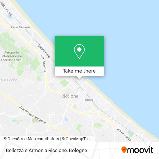 Bellezza e Armonia Riccione map