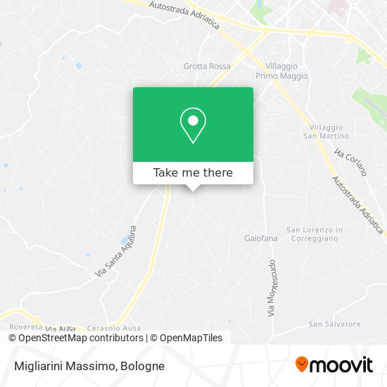 Migliarini Massimo map