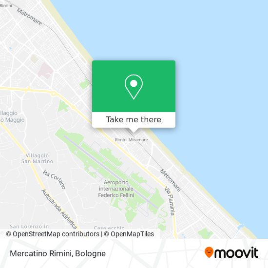 Mercatino Rimini map