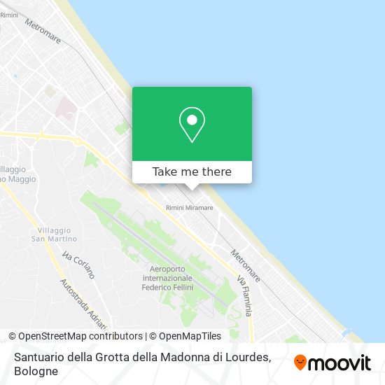 Santuario della Grotta della Madonna di Lourdes map