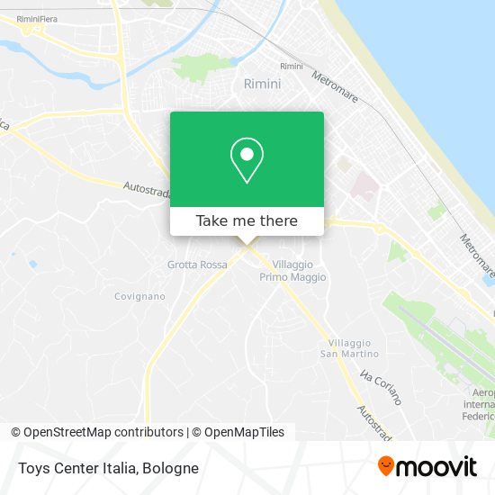 Toys Center Italia map