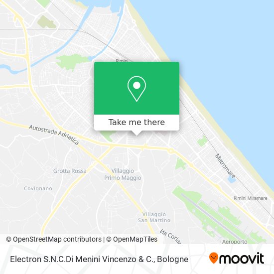 Electron S.N.C.Di Menini Vincenzo & C. map