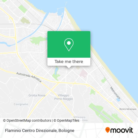 Flaminio Centro Direzionale map