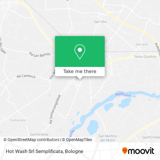 Hot Wash Srl Semplificata map