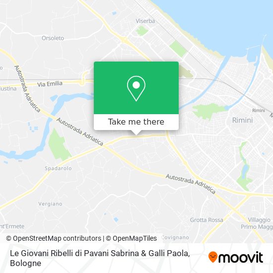 Le Giovani Ribelli di Pavani Sabrina & Galli Paola map