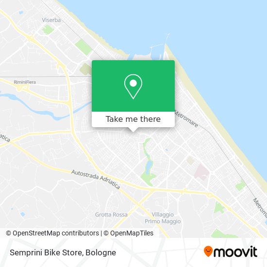 Semprini Bike Store map